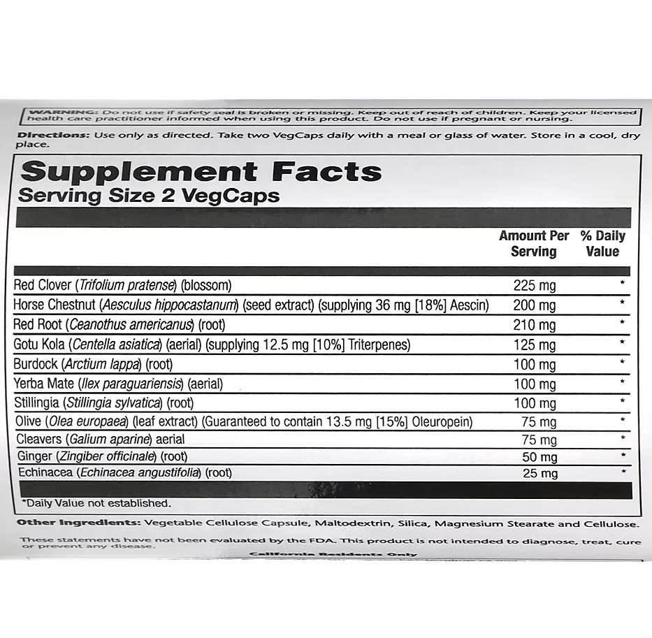 Детоксикация лимфы (Total Cleanse Lymph) 60 капсул Київ - фото 2