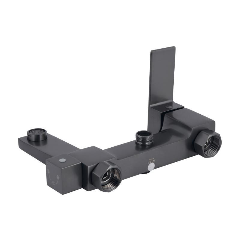 Душевая система из латуни Qtap Gemini на три потребителя (с изливом) QTGEM111GMB45688 Gunmetal Black PVD Харьков - изображение 7