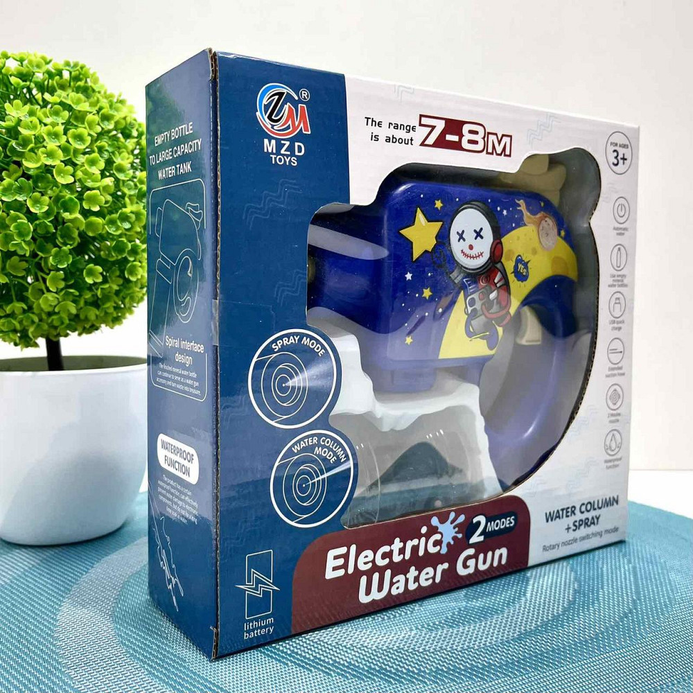 Автомат водяний на аккамуляторі 16см Синій (X4C) Чернигов - изображение 4