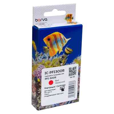 Картридж Barva Canon PFI-300R 4199C001 920с red (IC-PFI300R) Винница