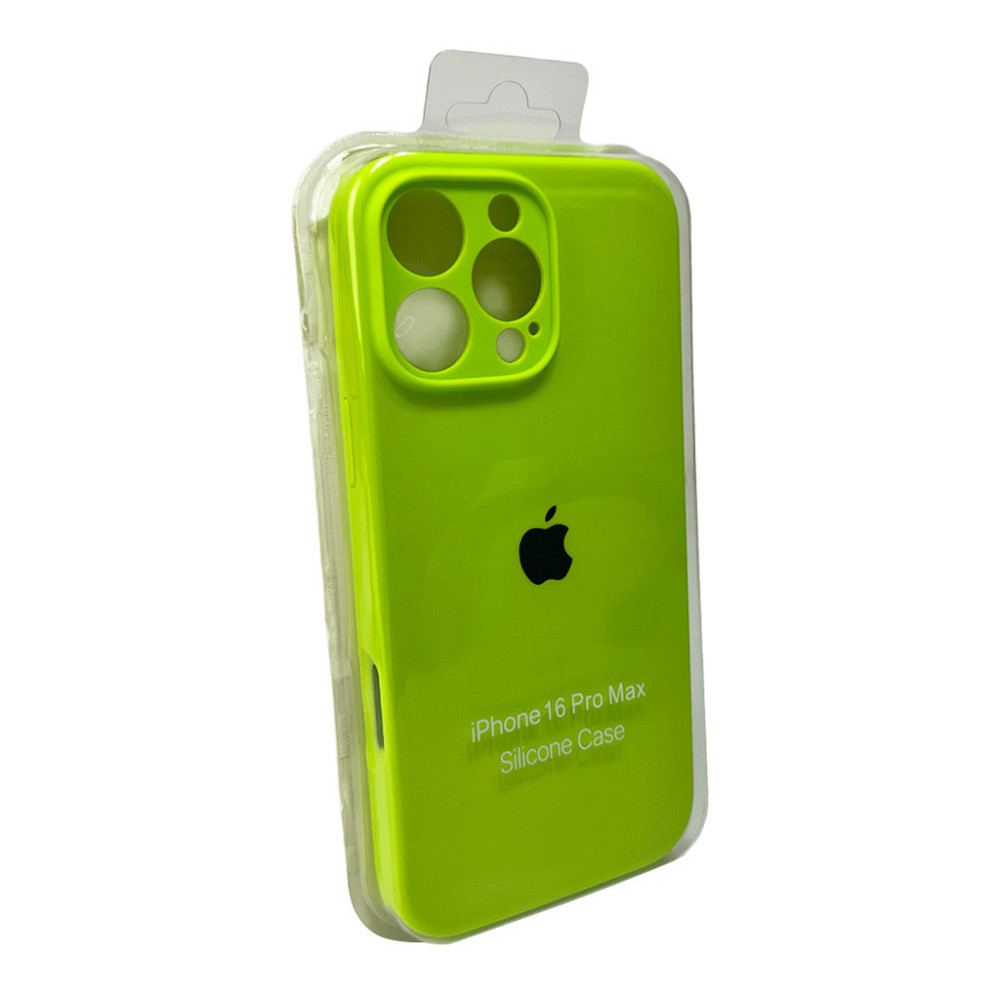 Чохол для смартфона Silicone Full Case AA Camera Protect for Apple iPhone 16 Pro 24,Shiny Green Київ - фото 2
