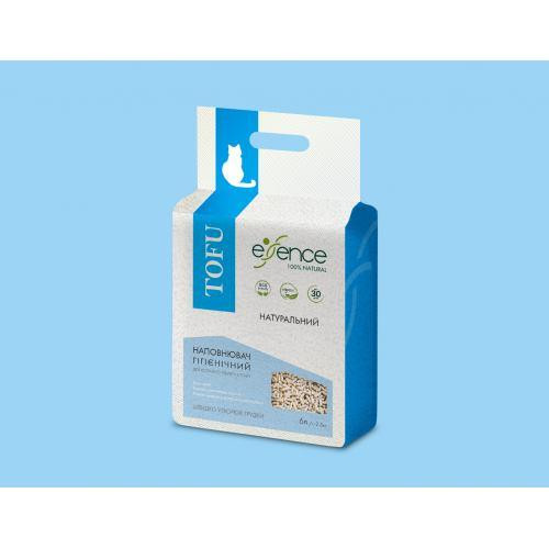 Наполнитель для кошачьего туалета Essence из тофу, натуральный аромат, 6 л Киев - изображение 6