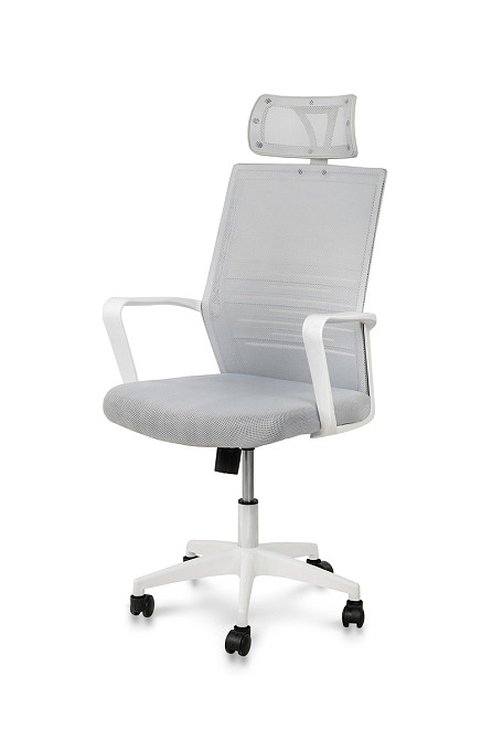 Стілець офісний Зум, світло-сірий Днепр - изображение 1