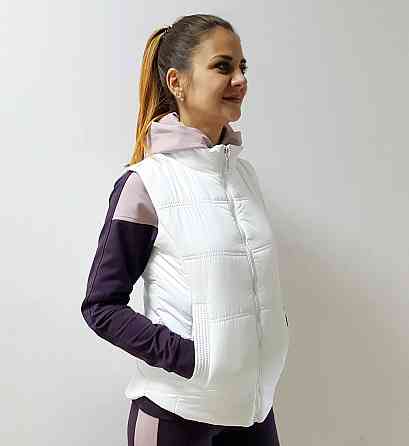 Женская  безрукавка ,Женский демисезонный жилет ,плащевка жатка Киев