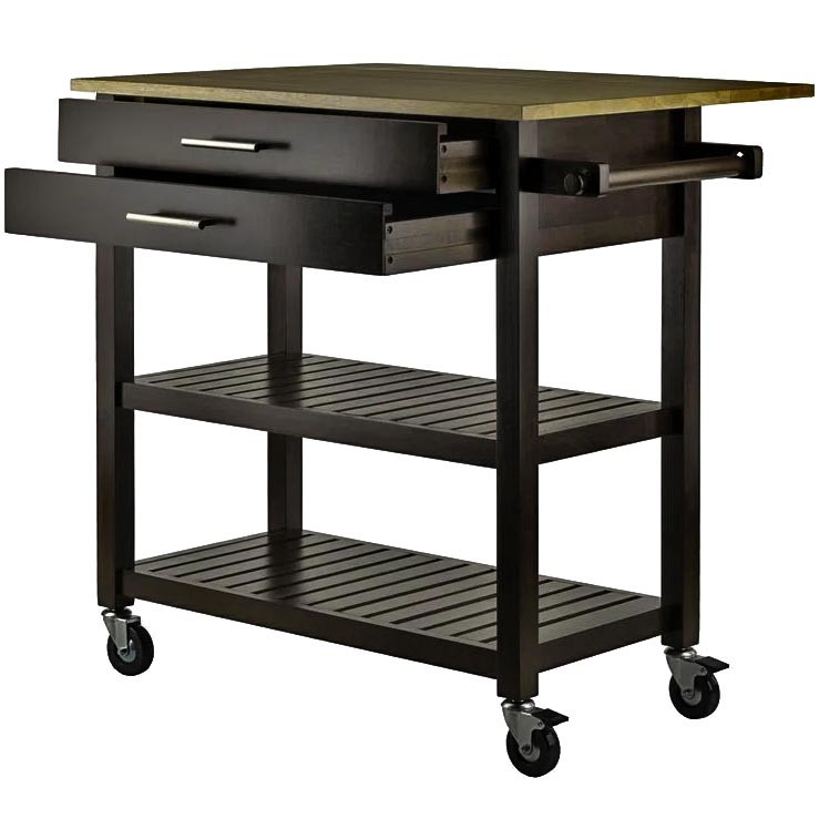 Стіл-візок "Ферберн" венге-сієна Миколаїв - фото 1