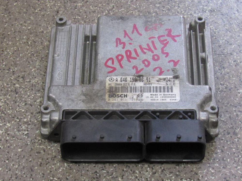 Блок керування двигуном Mercedes Sprinter 2.2 cdi 2000-2006 (A6461530691) Ковель - фото 1