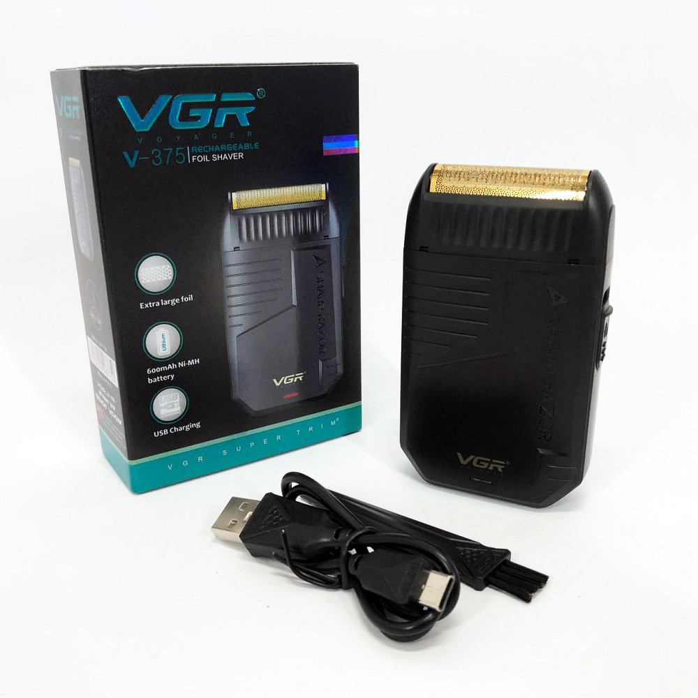 Профессиональная элетробритва VGR, Электробритва мужская беспроводная, Электробритва-шейвер мужской WC-44 Львов - изображение 9