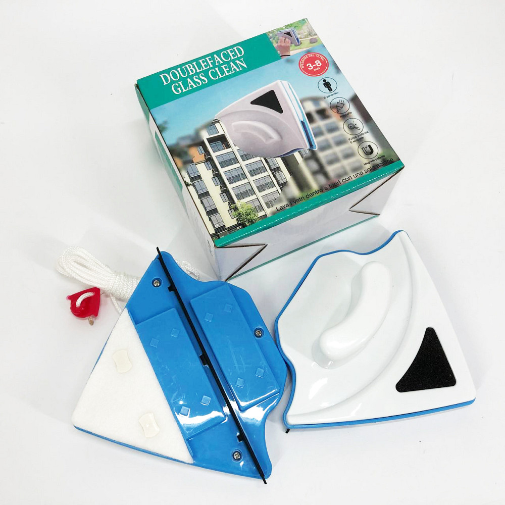 Щетка магнитная для мытья стекол с двух сторон Doublefaced Glass Clean OD-34 Львов - изображение 5