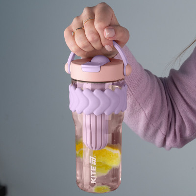 Бутылка для воды Kite 900 мл лілово-рожевий (K25-1231-2) Винница - изображение 8