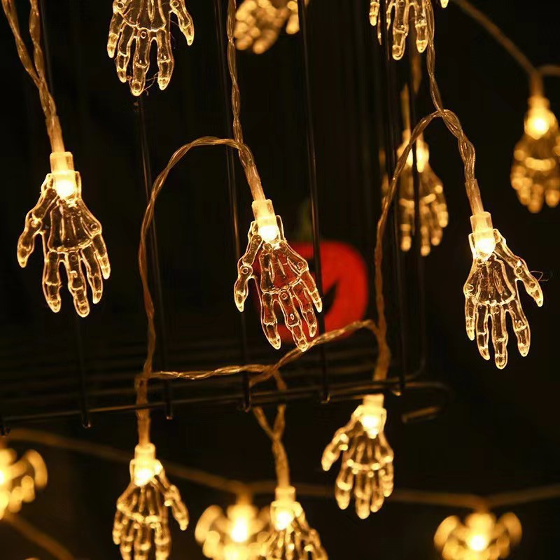 Гирлянда Хэллоуин Руки 150 см 10 led 5 на 3 см прозрачный Киев - изображение 1