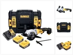 Электрическая пилка Akumulatorowa pilarka tarczowa DeWalt DCS 571 M2 18 V 115 mm bezszczotkowa + 2x akumulator 4,0 Ah + ładowarka Киев