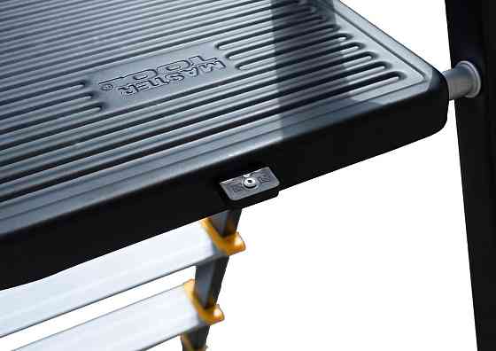 MASTERTOOL Драбина алюміній/сталь MASTERTOOL 4 ступені h=846 мм max 150 кг 79-1204 Коломия