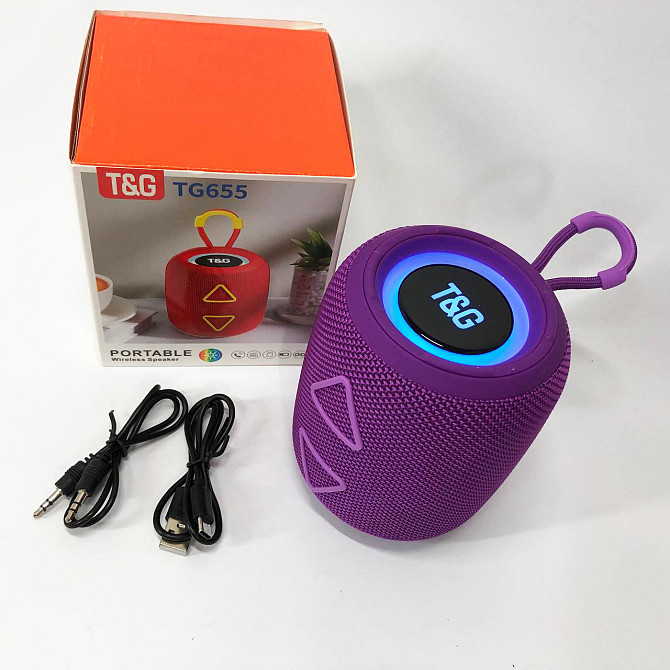 Bluetooth колонка с встроенной светодиодной подсветкой Колонка для вечеринки портативная UO-34 Львов - изображение 12