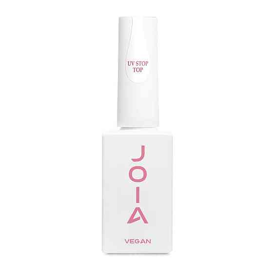 Топ для гель-лака глянцевый с УФ-фильтром UV Stop Top No Wipe JOIA vegan 15 мл Киев