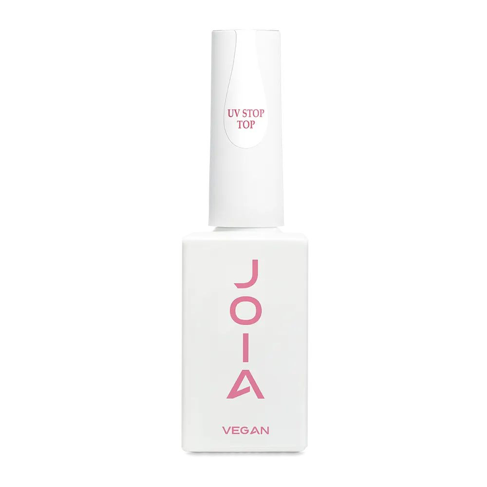 Топ для гель-лака глянцевый с УФ-фильтром UV Stop Top No Wipe JOIA vegan 15 мл Киев - изображение 2
