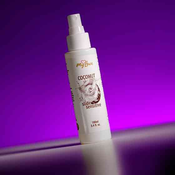 Інтимний гель-лубрикант - MyLove Taste Slide Sensitive Coconut, 100 мл Sex Aura Київ