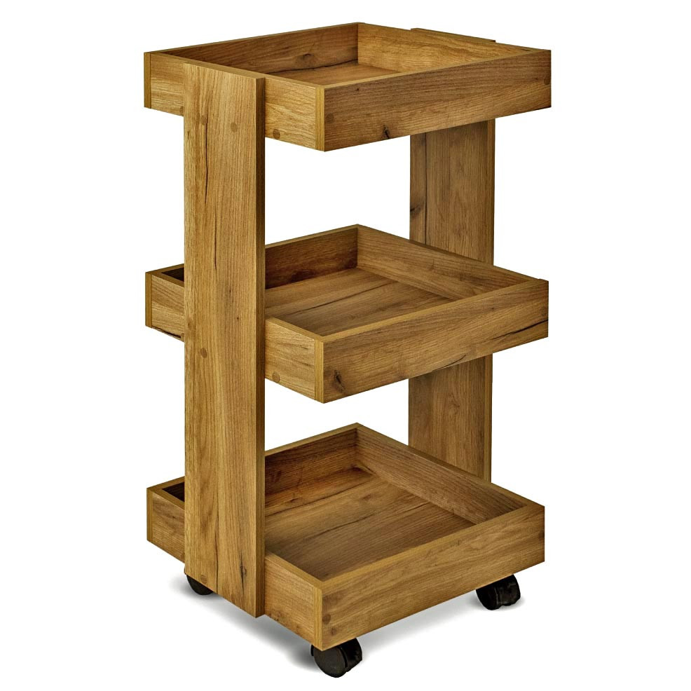 Этажерка для ванной на колёсиках 