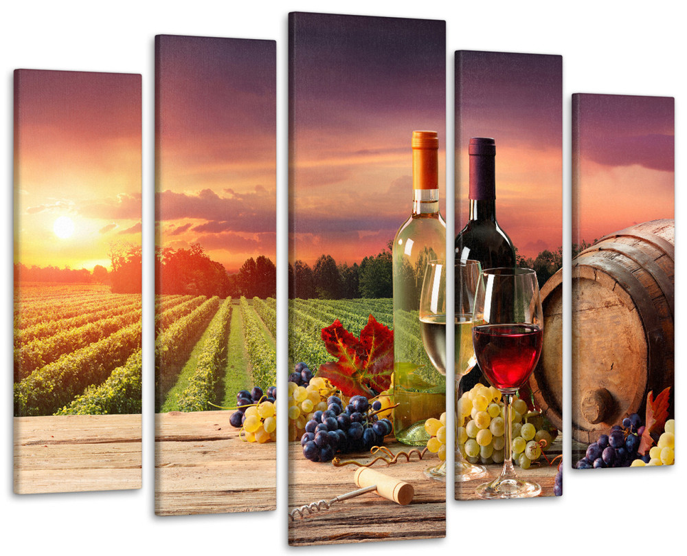 Модульна картина у вітальню / спальню Природа Вино Art-421_5 ( 80х118см ) Київ - фото 1