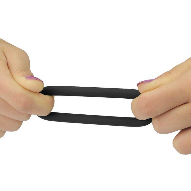 Эрекционные кольца - Power Plus Soft Silicone Snug Ring Black Sex Aura Киев - изображение 5