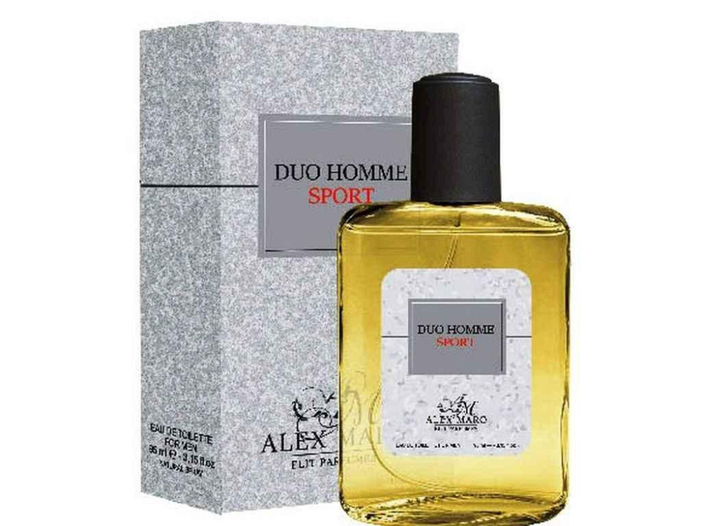 Туалетная вода мужская 75% Duo Homme Sport 95мл ТМ Alex Maro Киев - изображение 1