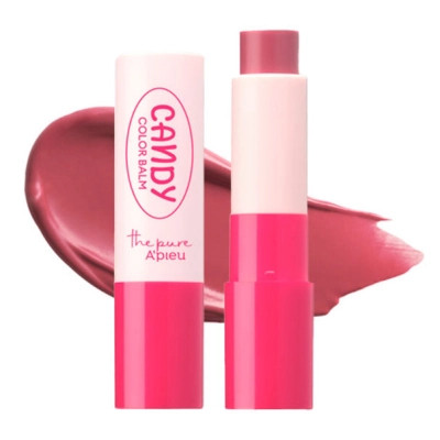 Бальзам для губ A'pieu The Pure Candy Color Balm 01 - Berry (8809747962662) Винница - изображение 1