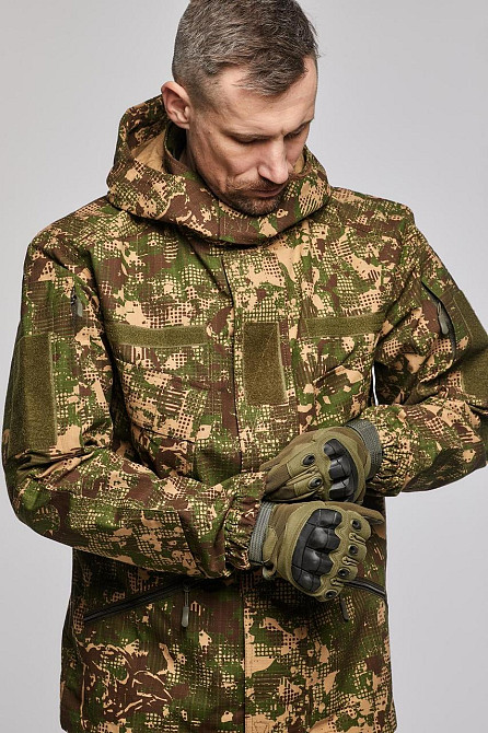 Армейская военная мужская куртка старый хищник полевая тактическая демисезонная ветрозащитная водостойкая Львов - изображение 6