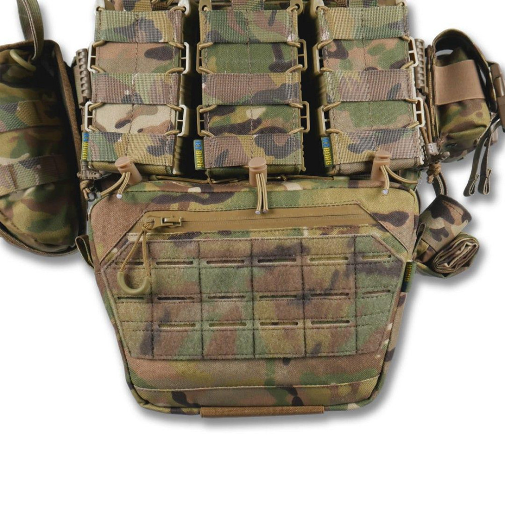 Штурмовая плитоноска мультикам с быстрым сбросом плитоноска на 8 итог kiborg военный разгрузочный жилет   WAR Львов - изображение 9