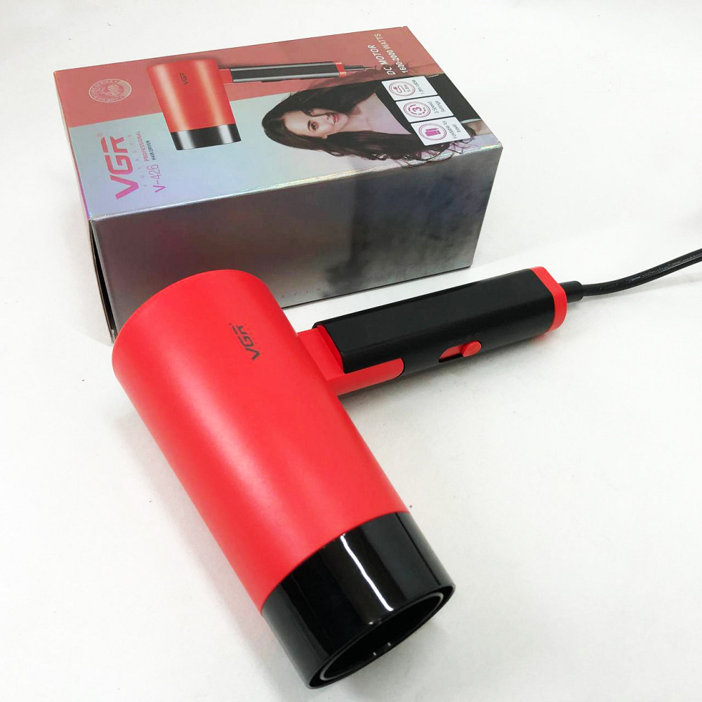 Мощный фен для быстрой сушки VGR V-426 2000 Вт, Функциональный профессиональный фен MX-97 Львов - изображение 13