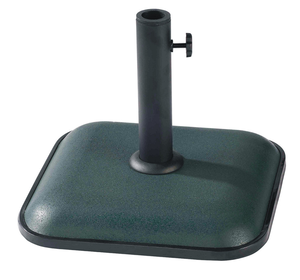 Підставка для парасолі Time Eco СВ-11 бетонна квадратна зелена, 11 кг Київ - фото 1