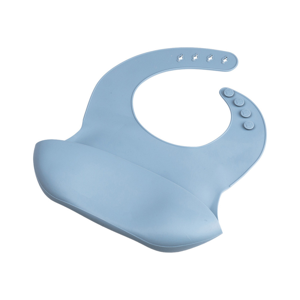 Детский набор силиконовой посуды 7 предметов Синий HP34546BL Киев - изображение 6