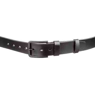 Ремень Vintage Мужской кожаный Черный (20222) Винница