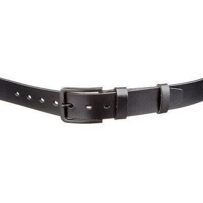 Ремень Vintage Мужской кожаный Черный (20222) Винница - изображение 6