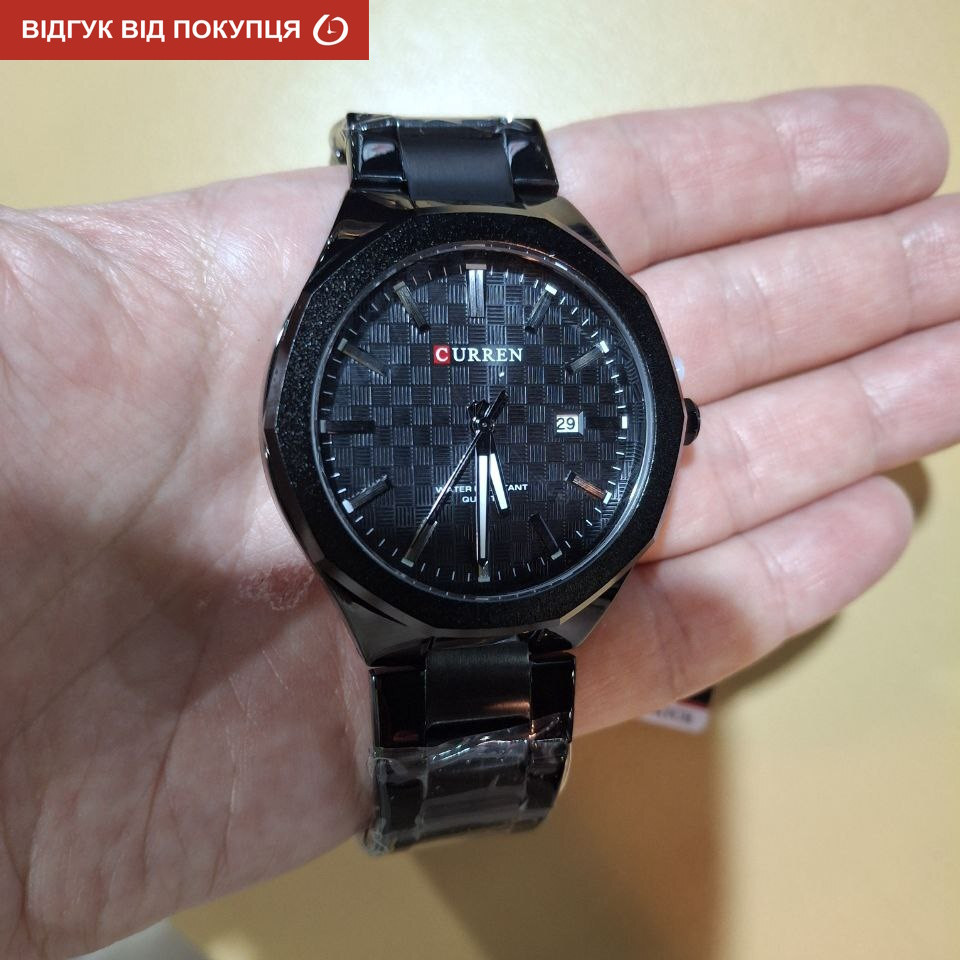 Годинник чоловічий наручний Curren Scotland Чорний Вінниця - фото 5