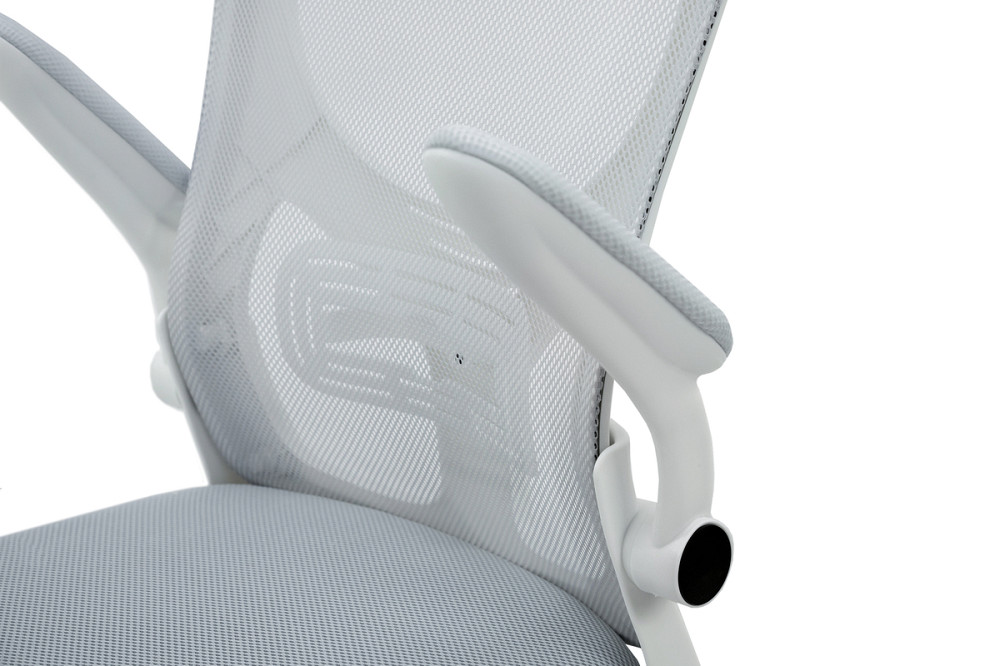 Стілець офісний Тонус, світло-сірий/білий Киев - изображение 5
