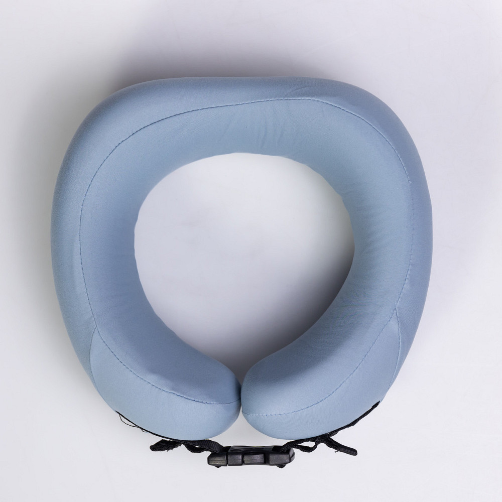 Yiwu Подушка для шиї U-подібна з кейсом для зберігання блакитний HP-56-21 Коломия - фото 2