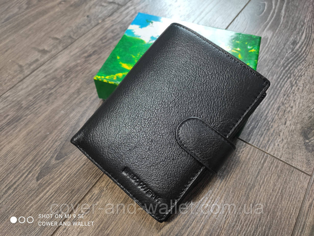 Чоловіче шкіряне портмоне з відділом для паспорта та документів Marco Coverna MC-2090-1 Київ - фото 2