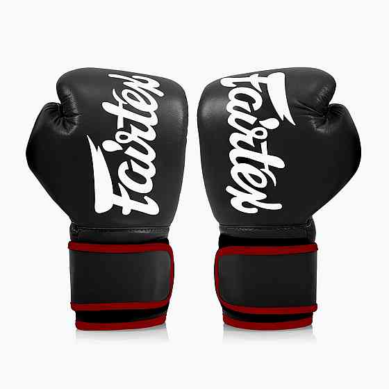 Боксерські рукавиці Fairtex BGV14 Black 16 унцій (бинти в комплекті) Каменское