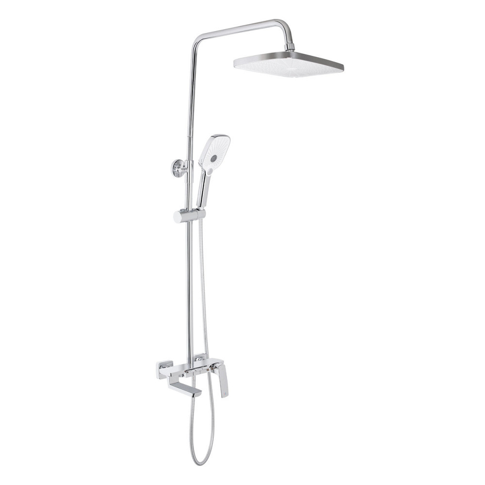 Душова система універсальна Qtap Tern на три споживачі (з виливом) QTTER111CRM47591 Chrome Київ - фото 1