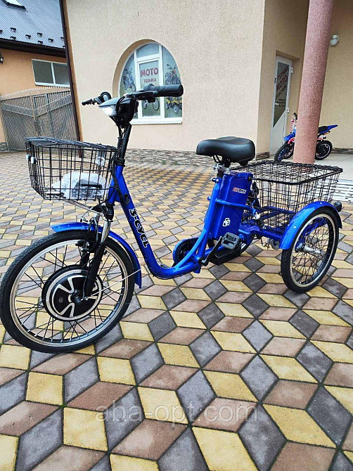 Электровелосипед SKYBIKE 3-CYCL (350W-36V-12Ah) шины 20«-20» синий купить дешево в Украине Одесса - изображение 9