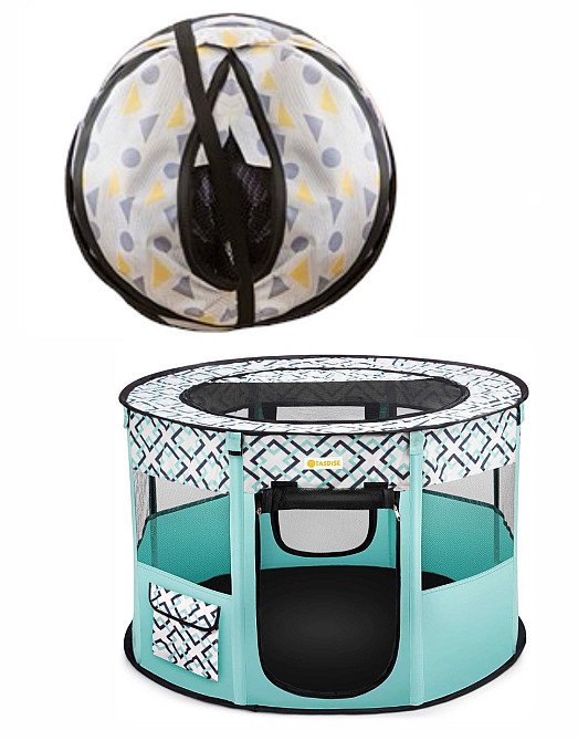 Портативний манеж для домашніх тварин TASDISE 43,5x12,6x16см Луцк - изображение 1