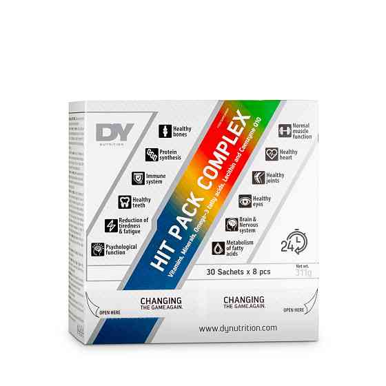 Передтренувальний комплекс DORIAN YATES NUTRITION HIT PACK COMPLEX 30 SERVINGS Луцьк