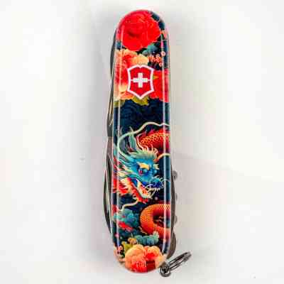 Нож Victorinox Huntsman Zodiac 91 мм Китайський дракон (1.3713_Z3200p) Винница