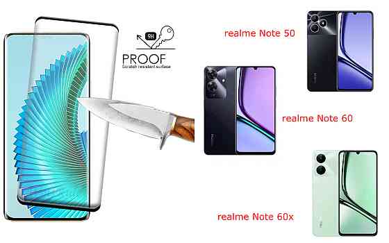 Захисне скло HyperGlass Pro для realme Note 50, Note 60, Note 60x – максимальна чутливість та захист Київ