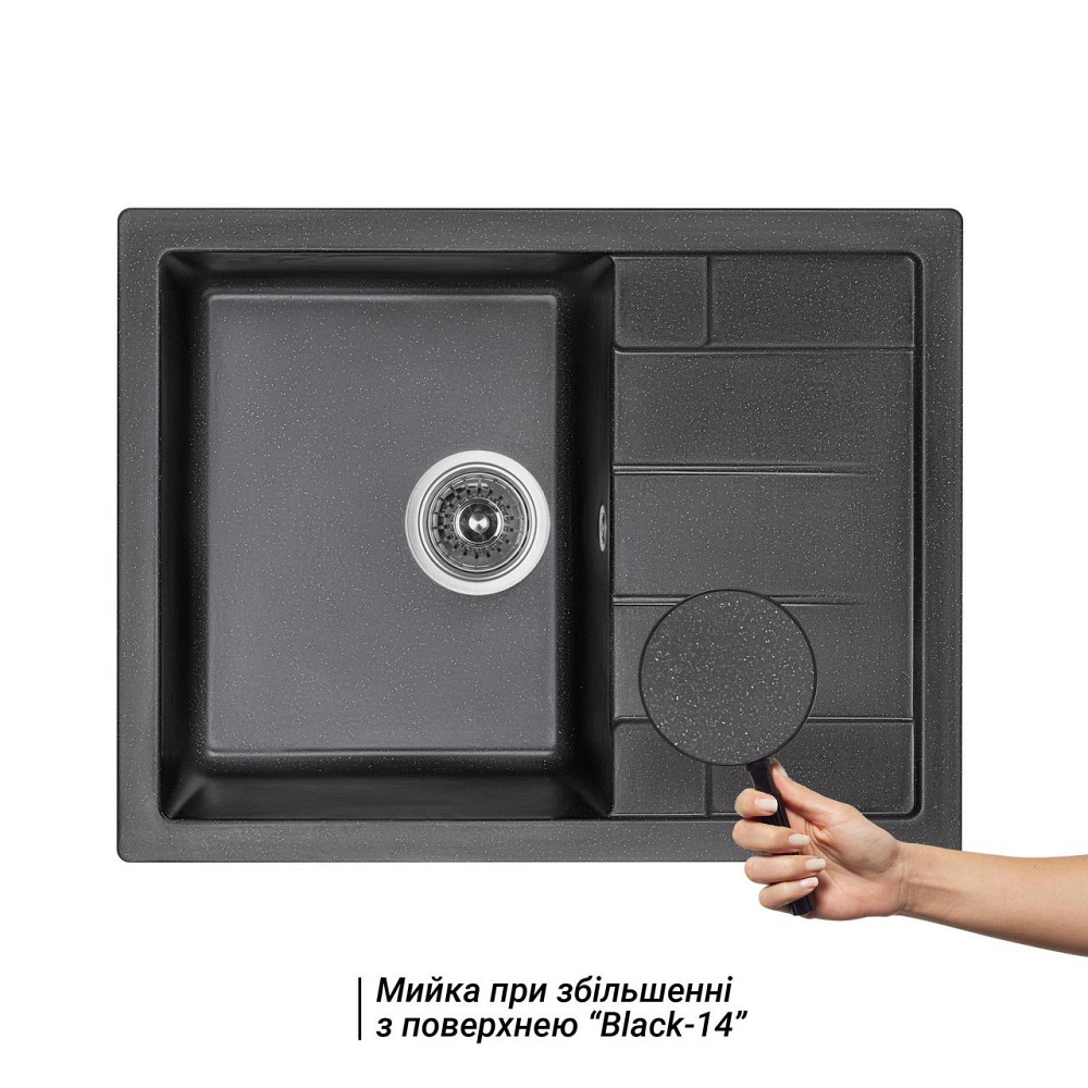 Кухонна мийка Lidz 650x500/200 BLM-14 (LIDZBLM14650500200) Київ - фото 15