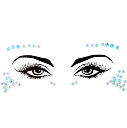 Стрази для макіяжу камінці one size різнобарвний Київ