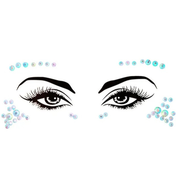 Стрази для макіяжу камінці one size різнобарвний Київ - фото 1