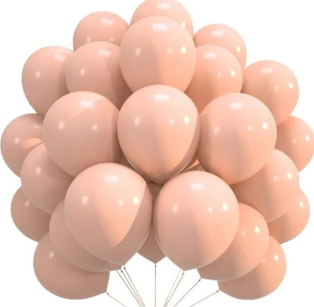 Шарики латексные пастель бежевий 12'' 30см Киев - изображение 1