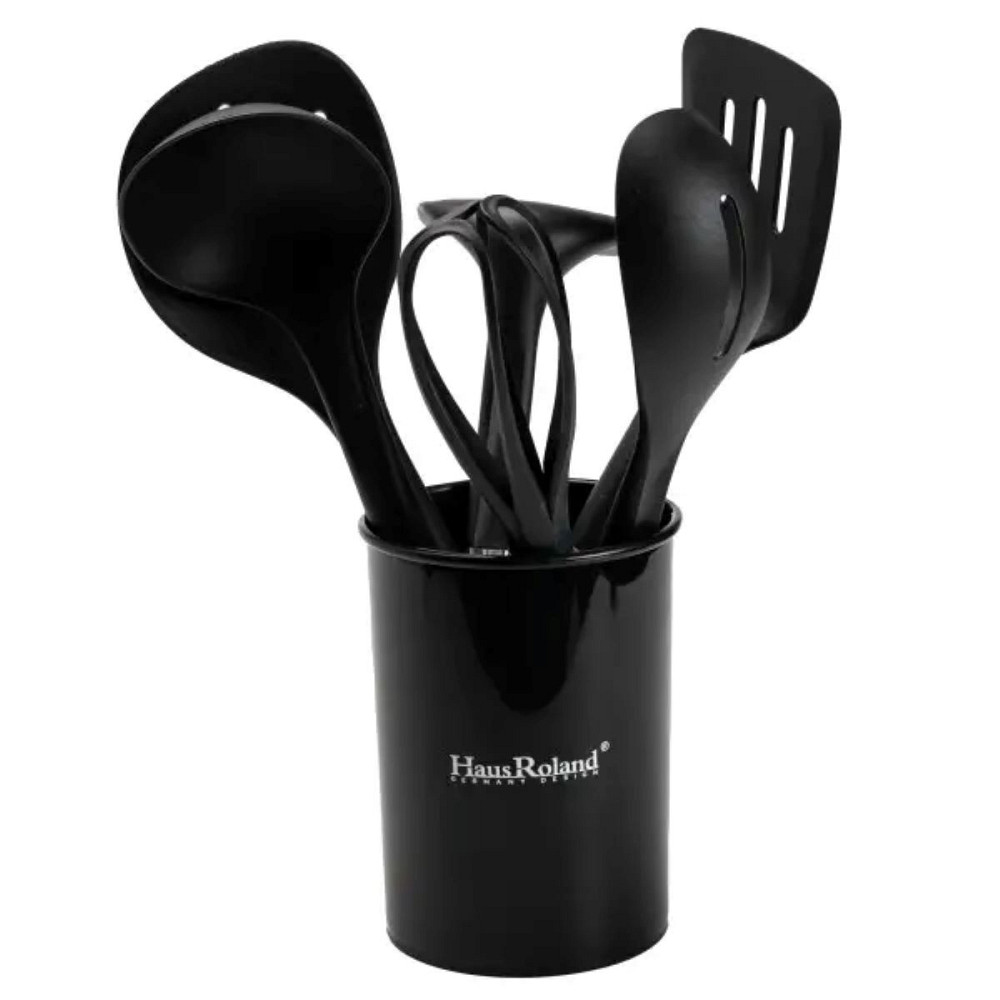 Набір посуду для приготування з нержавіючої сталі 12 предметів, чорний HP33548 Коломия - фото 7