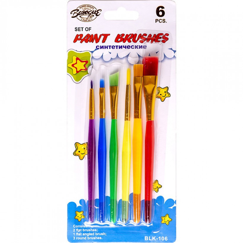 Набор кисточек 6шт BLK-106/24-3 Винница - изображение 1