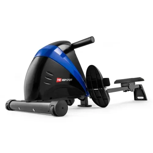 Гребний тренажер магнітний Hop-Sport 030R чорно-синій Київ - фото 1